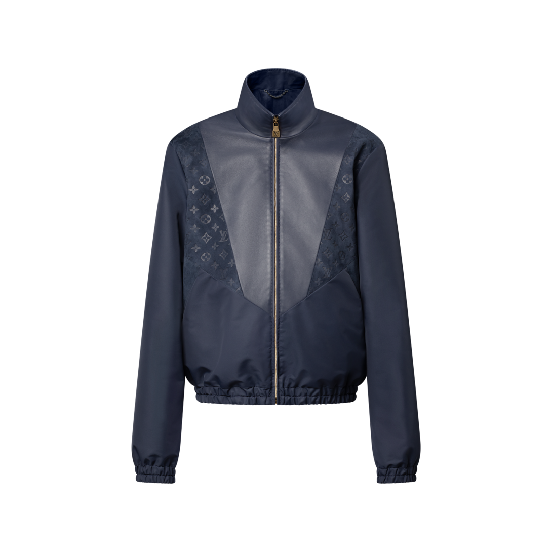 Leather Mix Track Top - High-End Ready-to-Wear 1AJB69 | LOUIS VUITTON